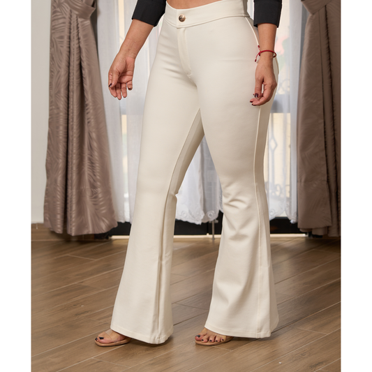 PANTALÓN TORONTO. TONO MARFIL