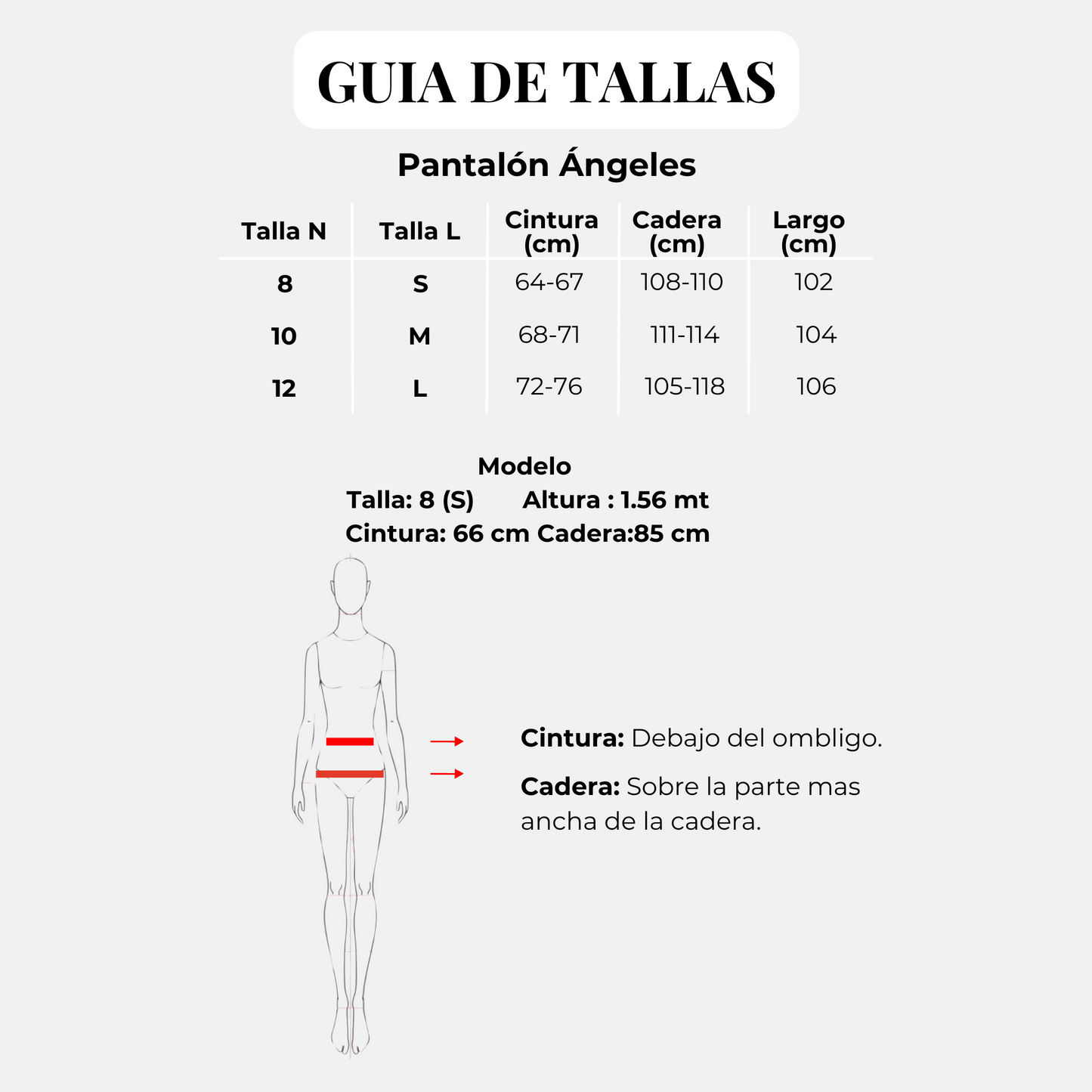 PANTALÓN ÁNGELES. TONO NEGRO