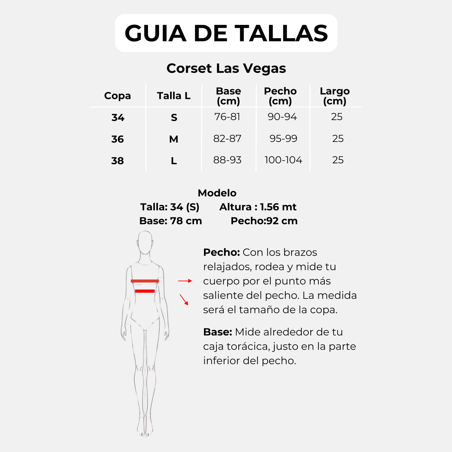 CORSÉT LAS VEGAS. TONO NEGRO