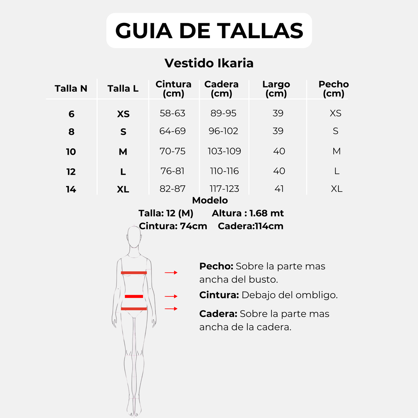 VESTIDO IKARIA. TONOS