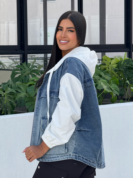 CHAQUETA BOSTON. TONO AZUL