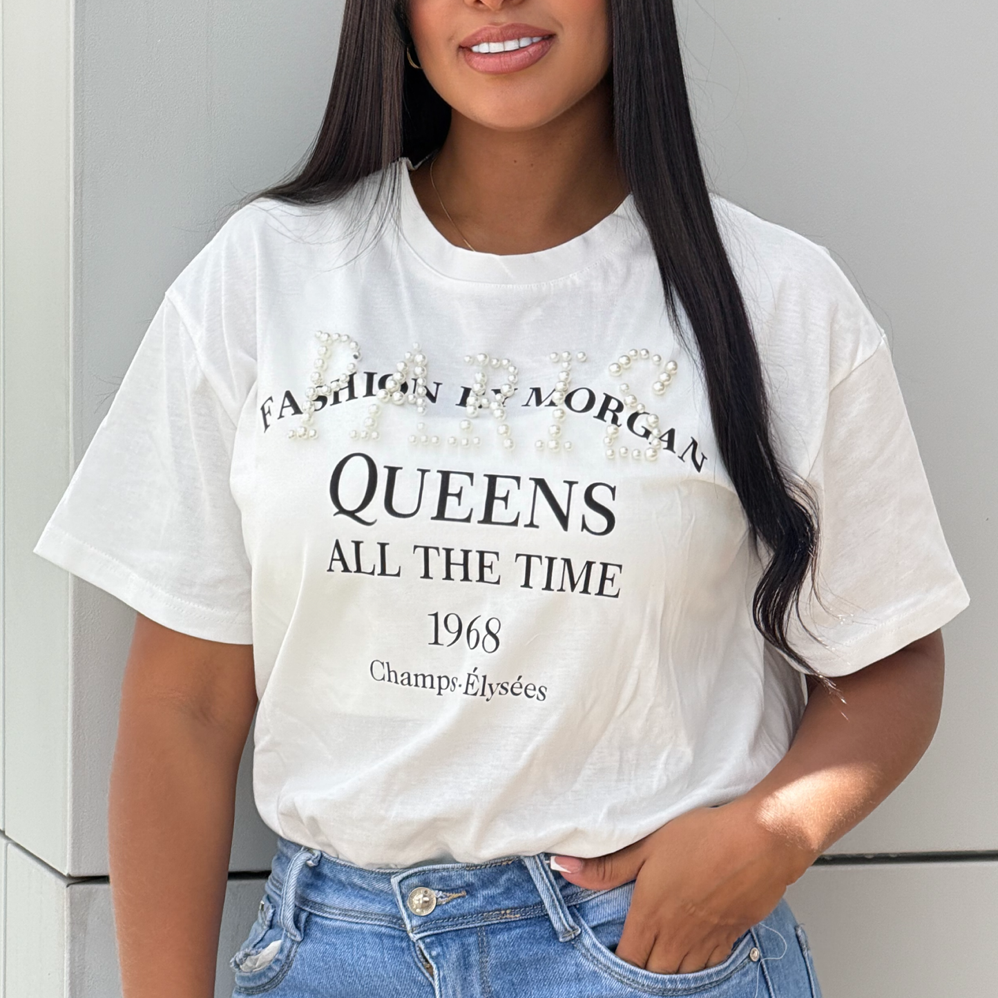 CAMISETA PARIS. TONO BLANCO