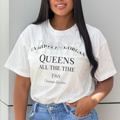CAMISETA PARIS. TONO BLANCO