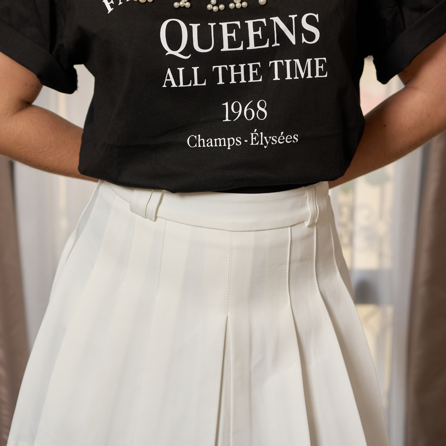 FALDA IBIZA. TONO MARFIL