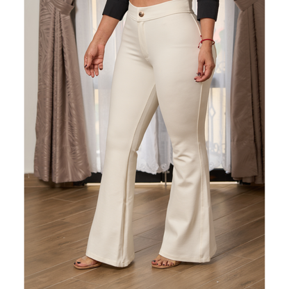 PANTALÓN TORONTO. TONO MARFIL