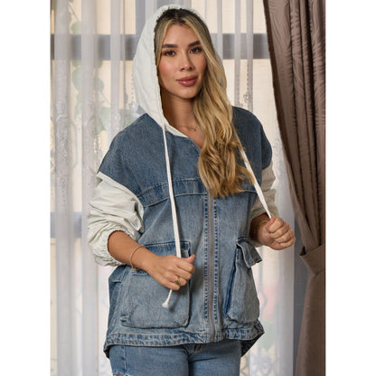 CHAQUETA BOSTON. TONO AZUL.