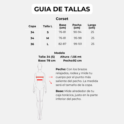 CORSET RÍO DE JANEIRO. VIOLETA