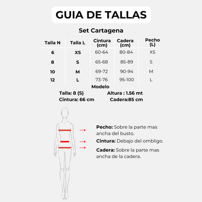 SET CARTAGENA. TONO BLANCO