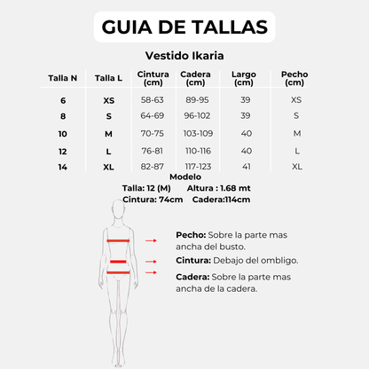 VESTIDO IKARIA. TONOS