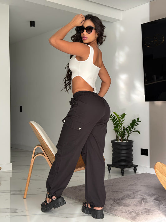 PANTALÓN MELBOURNE. TONO NEGRO