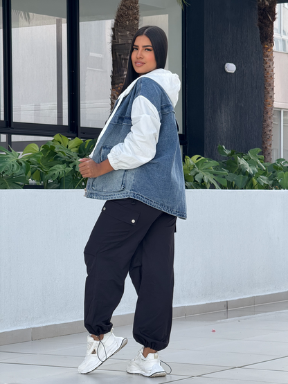 CHAQUETA BOSTON. TONO AZUL