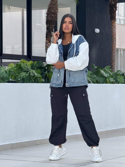 CHAQUETA BOSTON. TONO AZUL